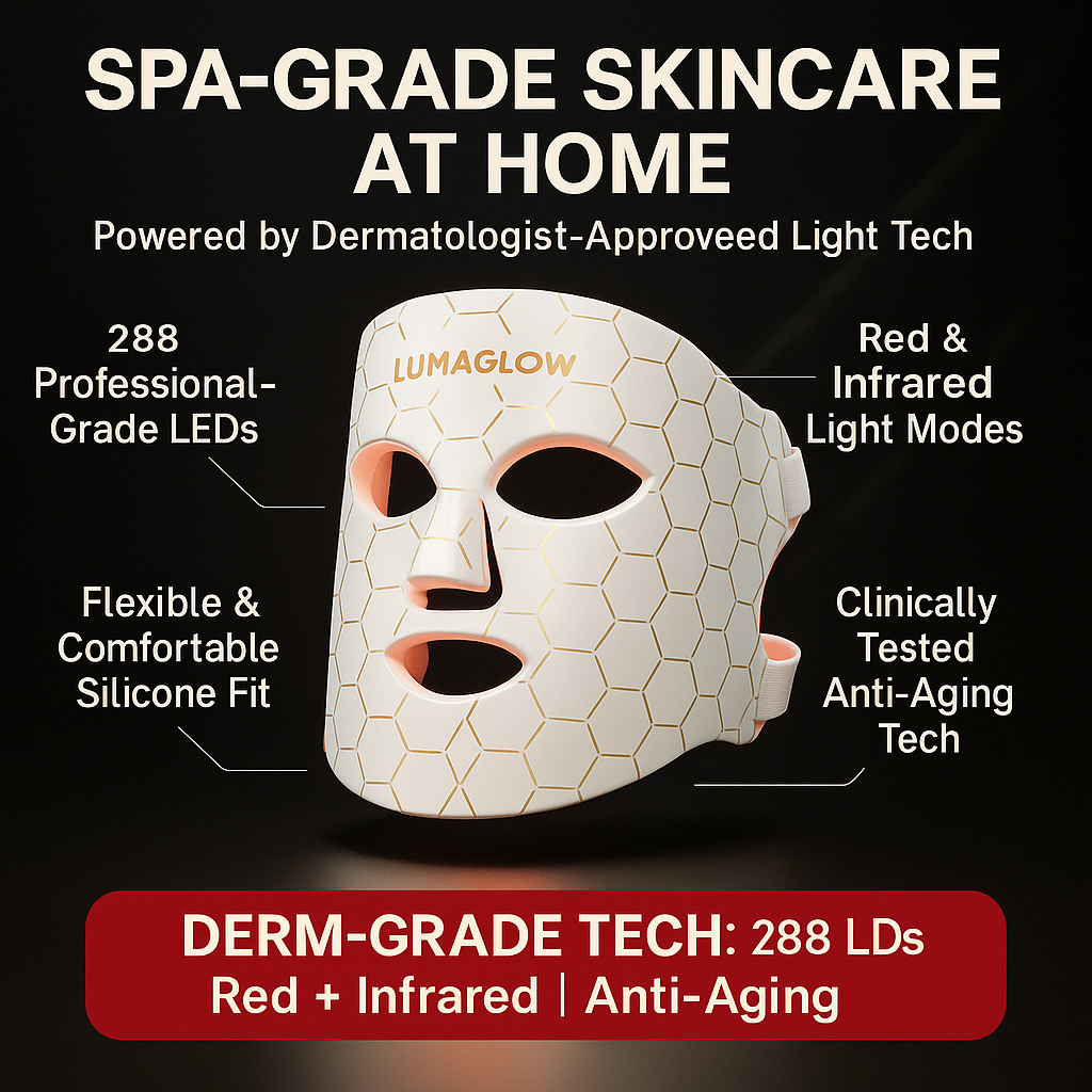 LumaGlow 7-Color LED Face Mask